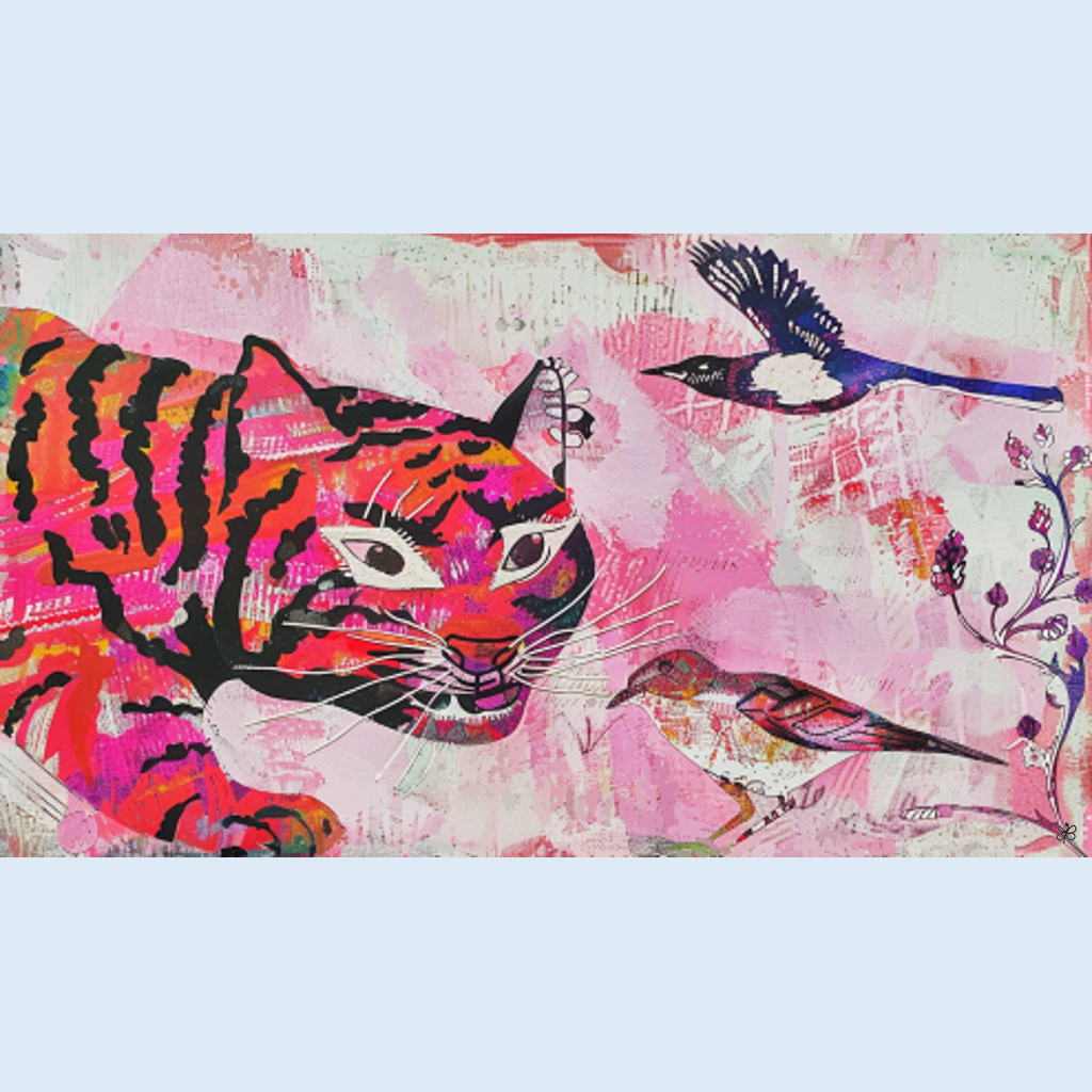 pink tiger birds #8