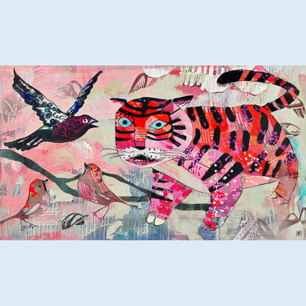 pink tiger birds #10