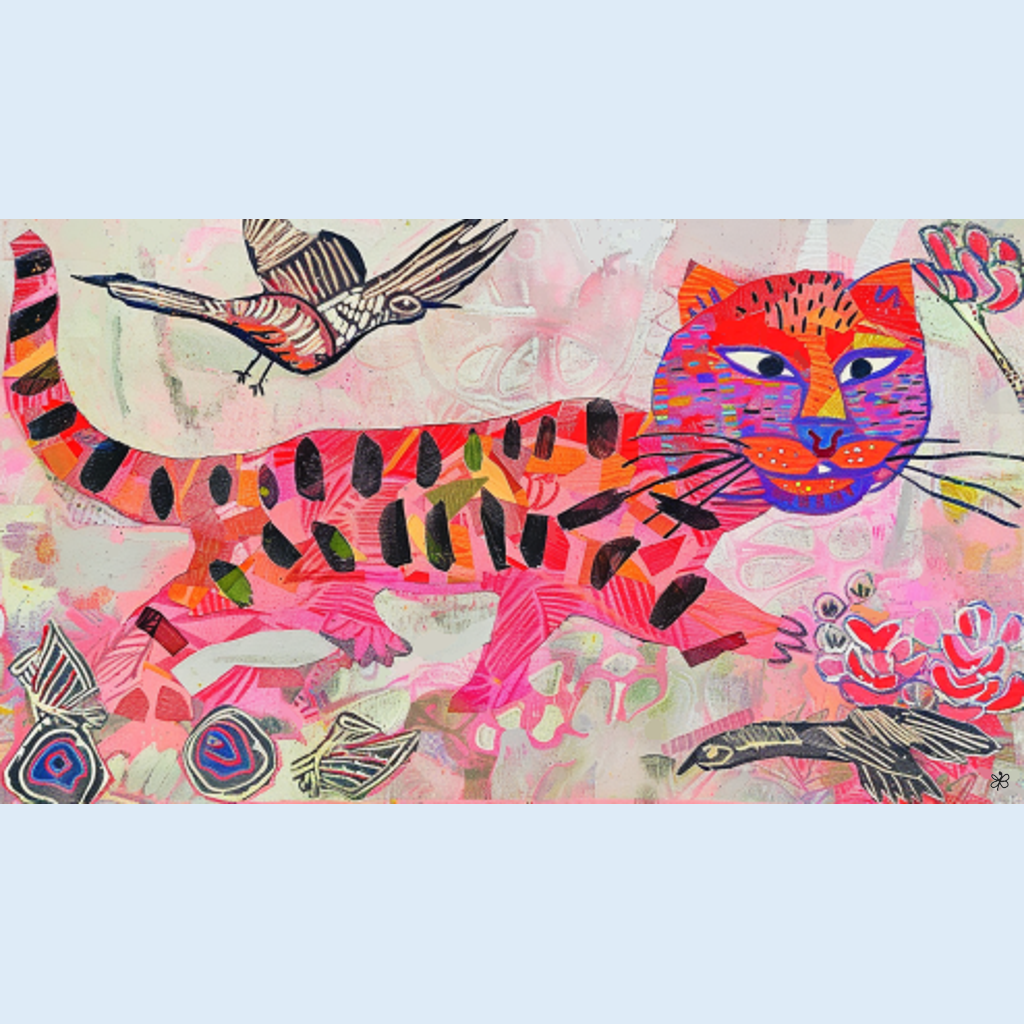 pink tiger birds #3