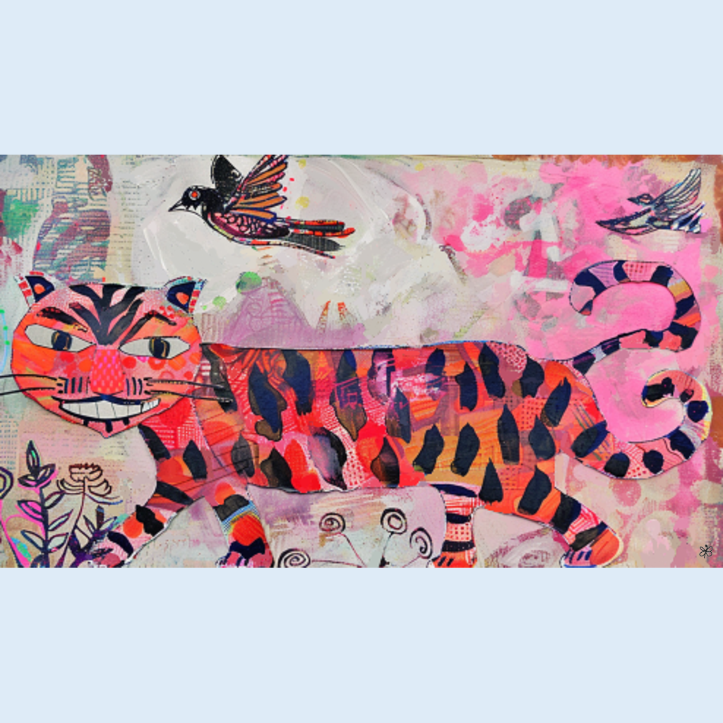 pink tiger birds #11