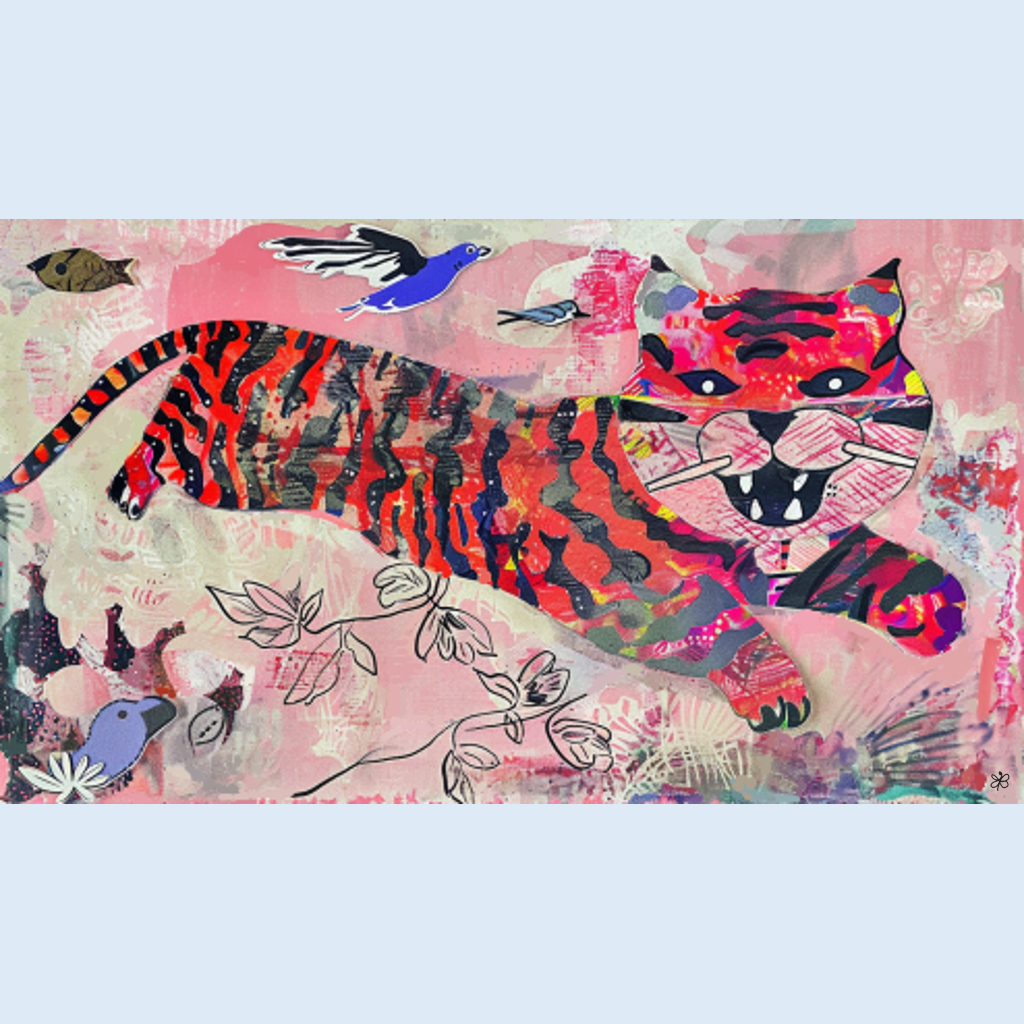 pink tiger birds #13