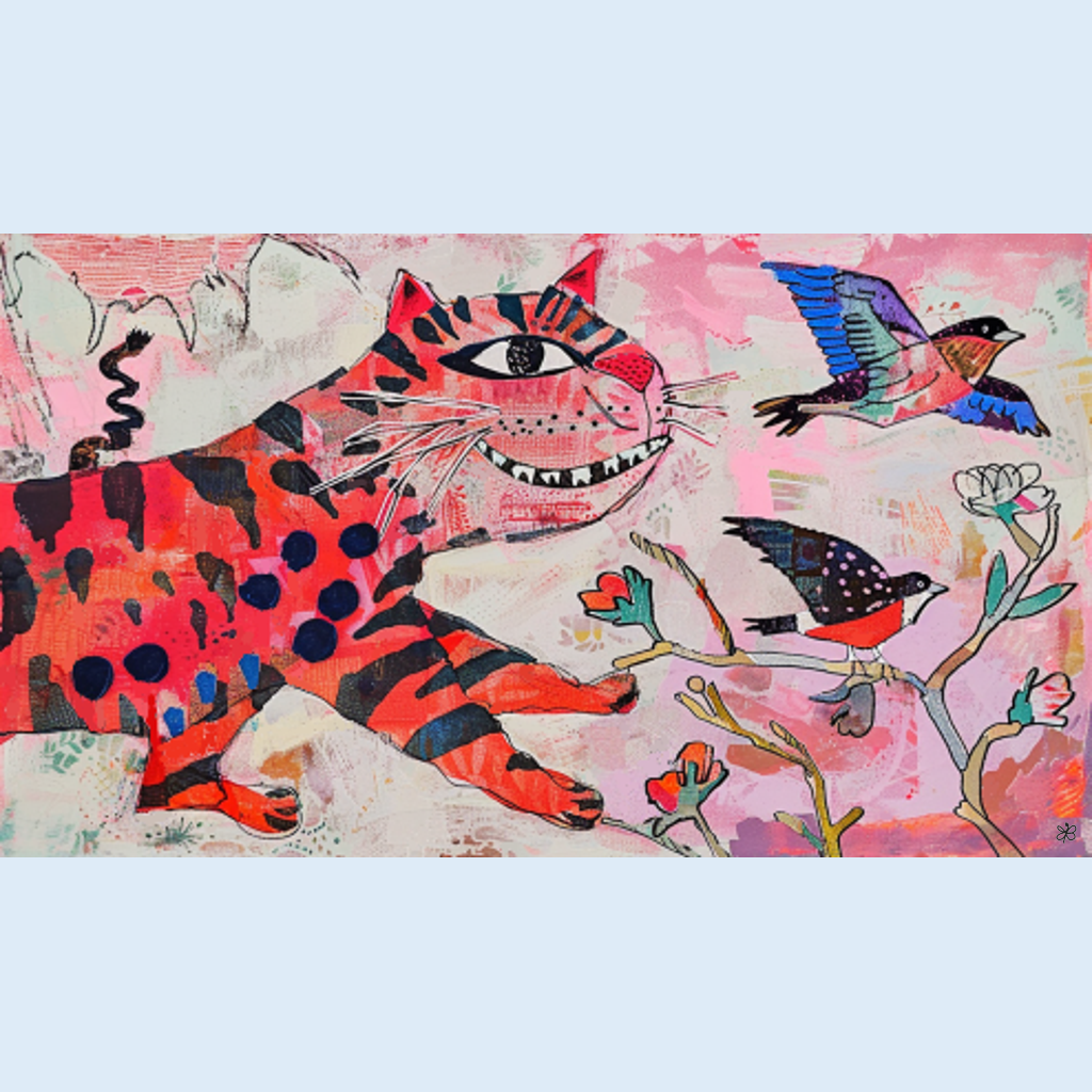 pink tiger birds #6