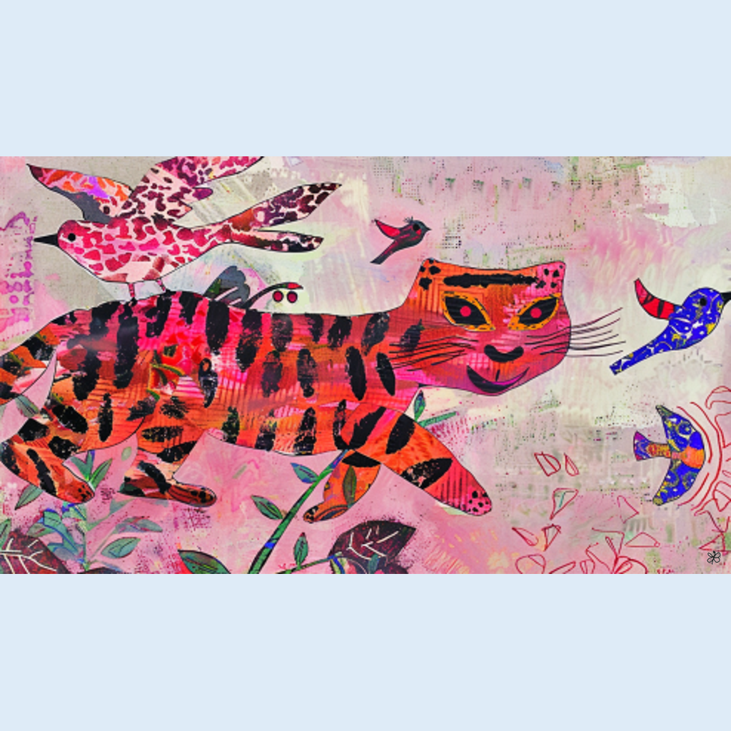 pink tiger birds #2