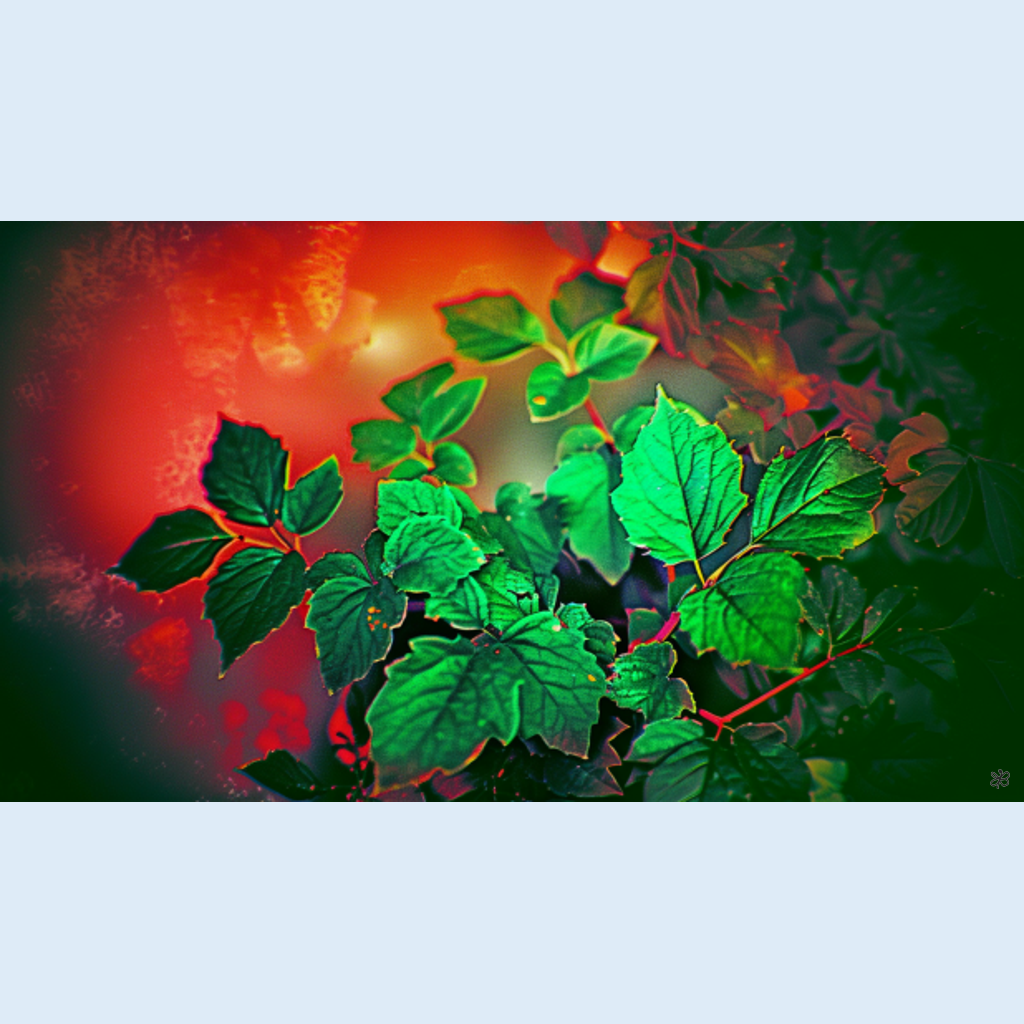 green leaves closeup #13