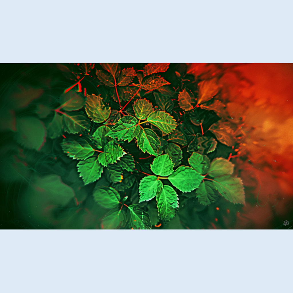 green leaves closeup #9