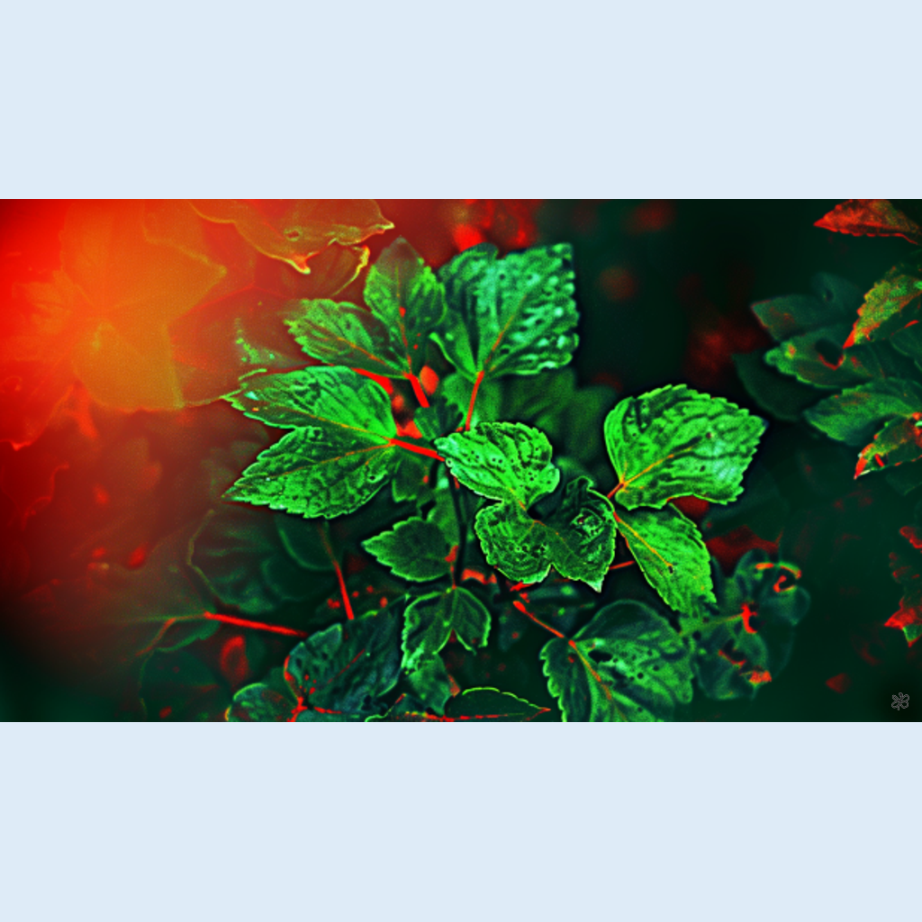 green leaves closeup #14