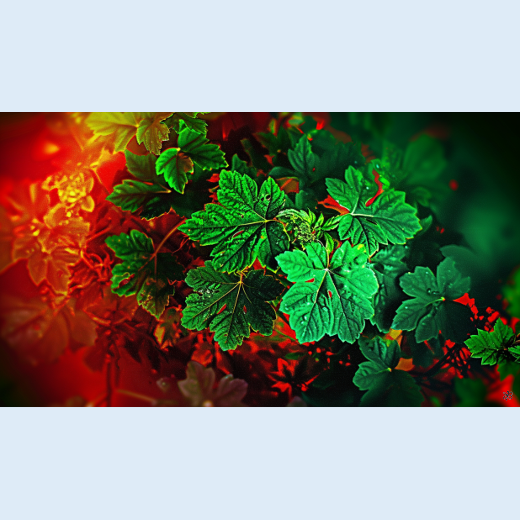 green leaves closeup #8