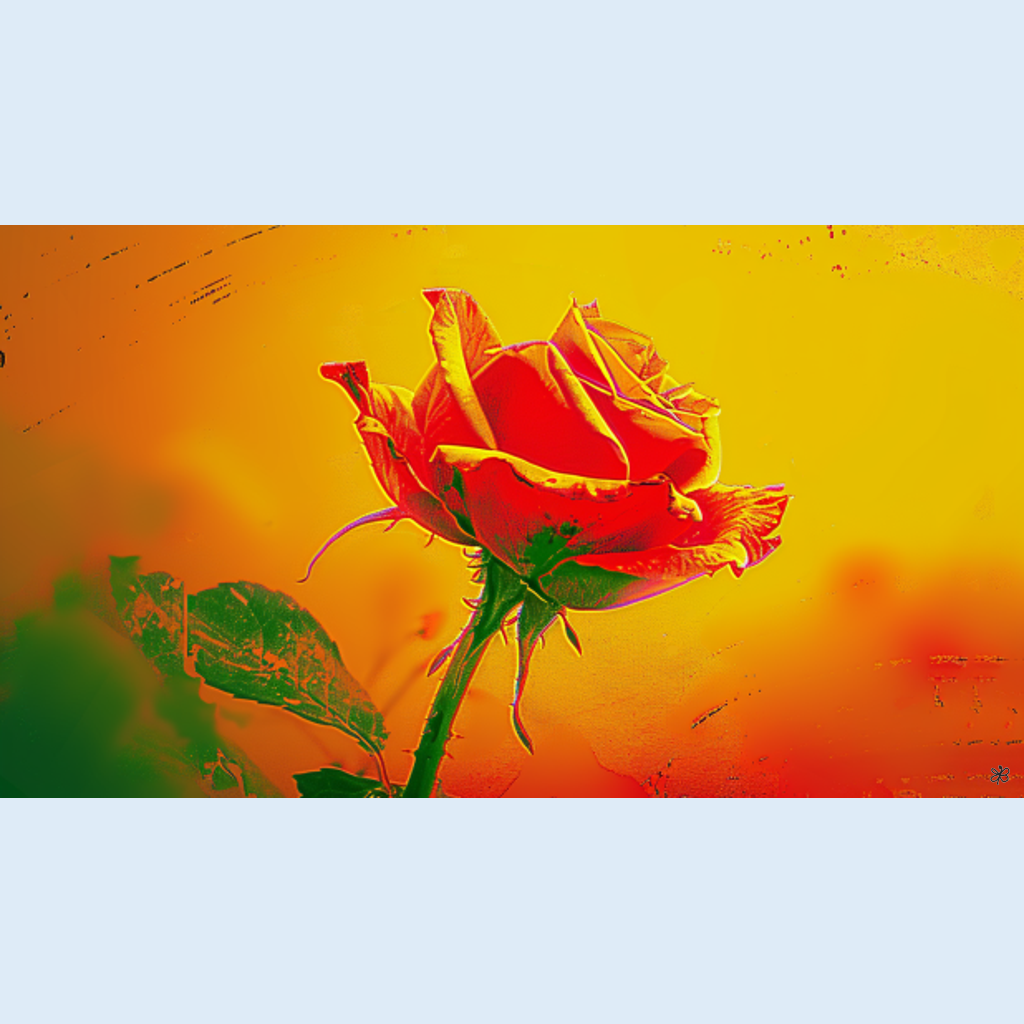 red rose dada #12