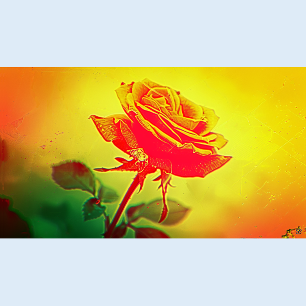 red rose dada #2