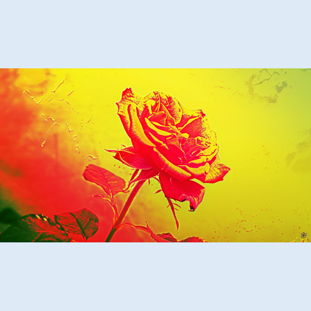 red rose dada #4