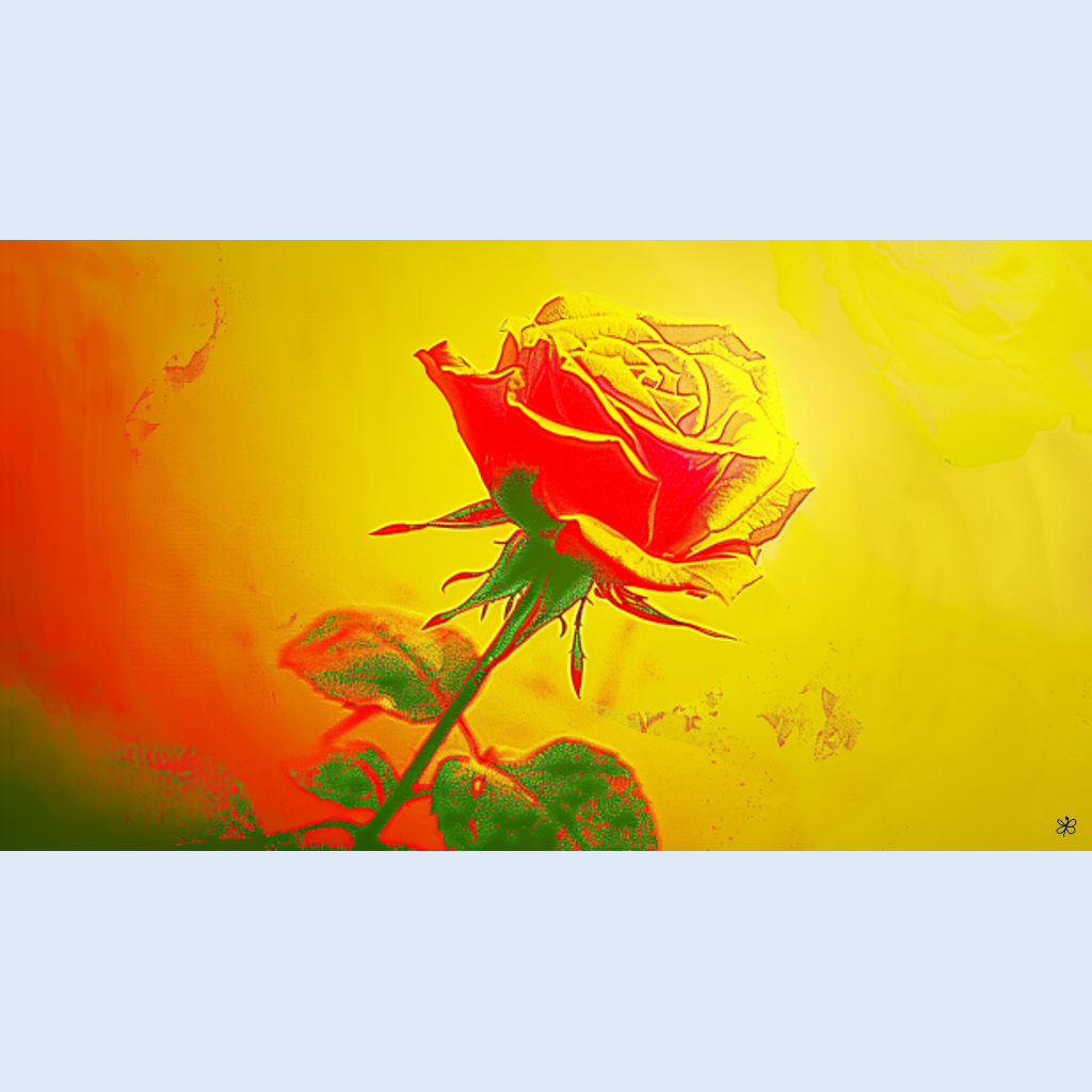 red rose dada #3