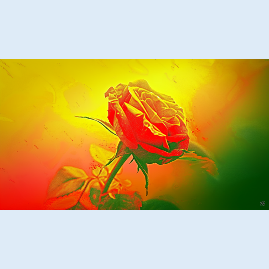 red rose dada #7