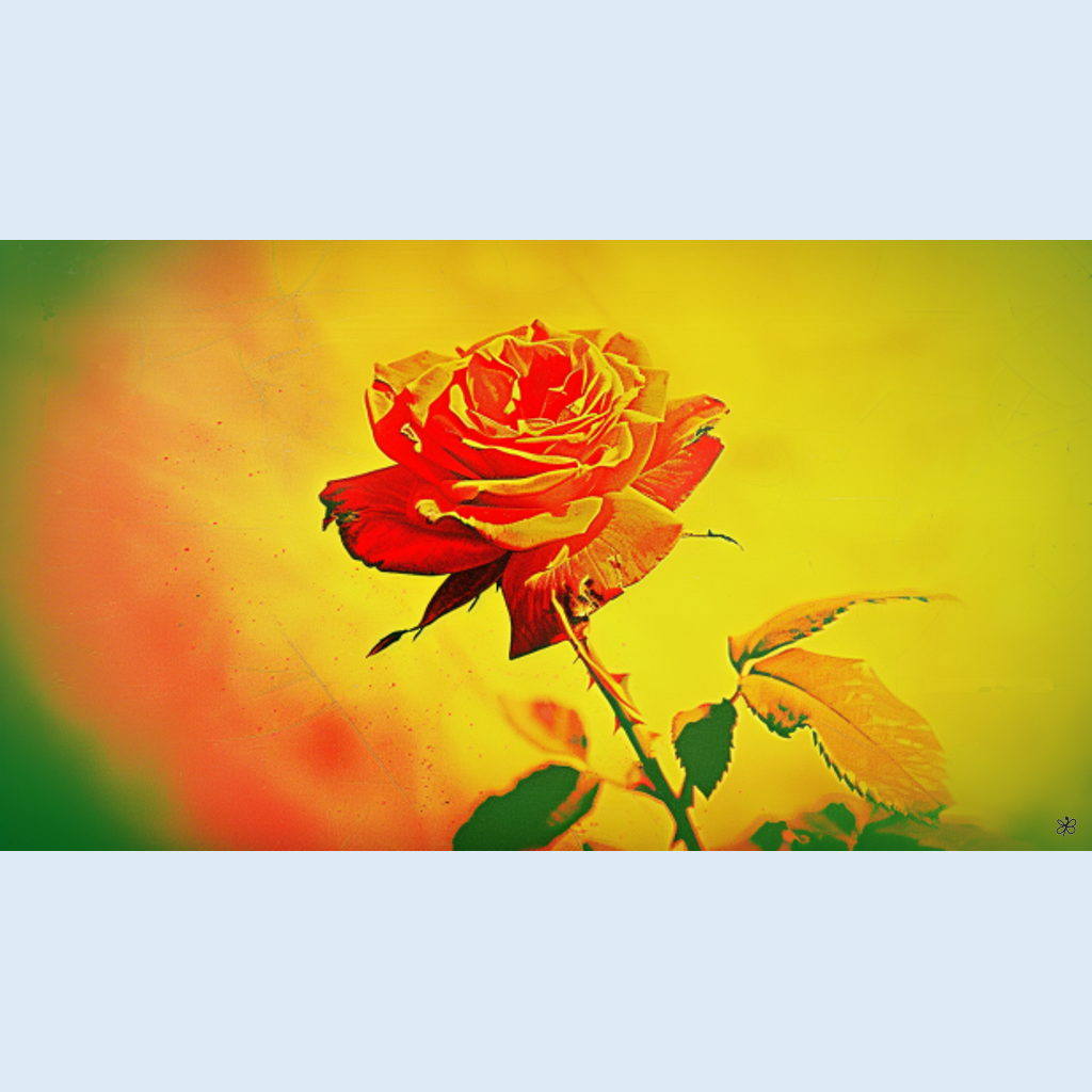 red rose dada #6