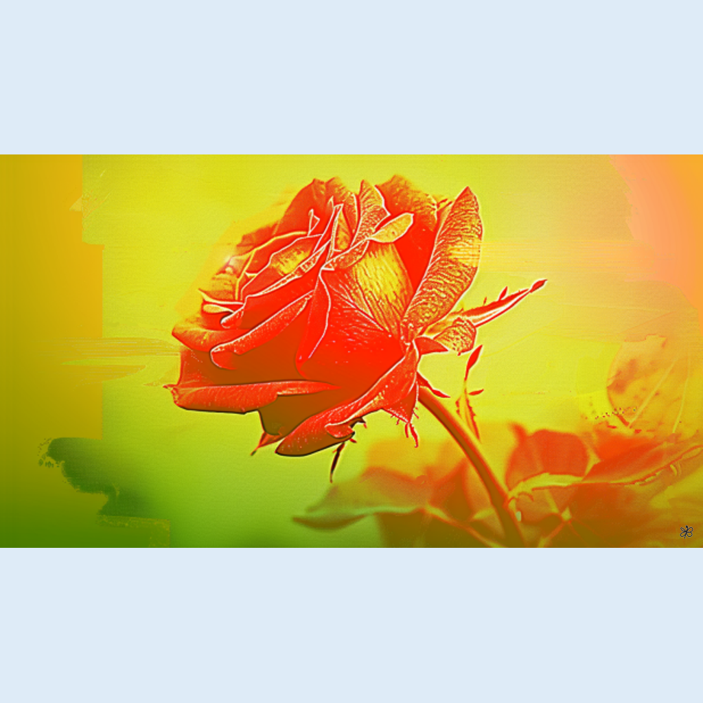 red rose dada #10