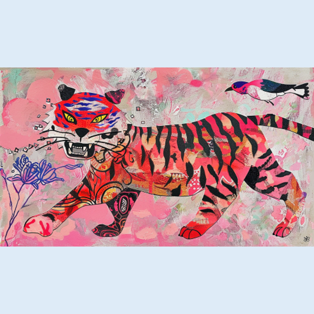 tiger magpie and swallow #10