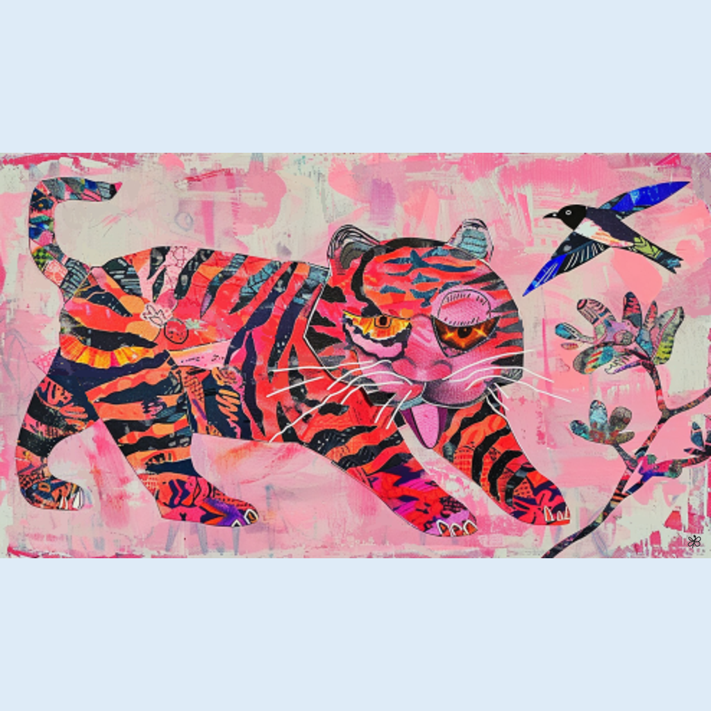 tiger magpie and swallow #13
