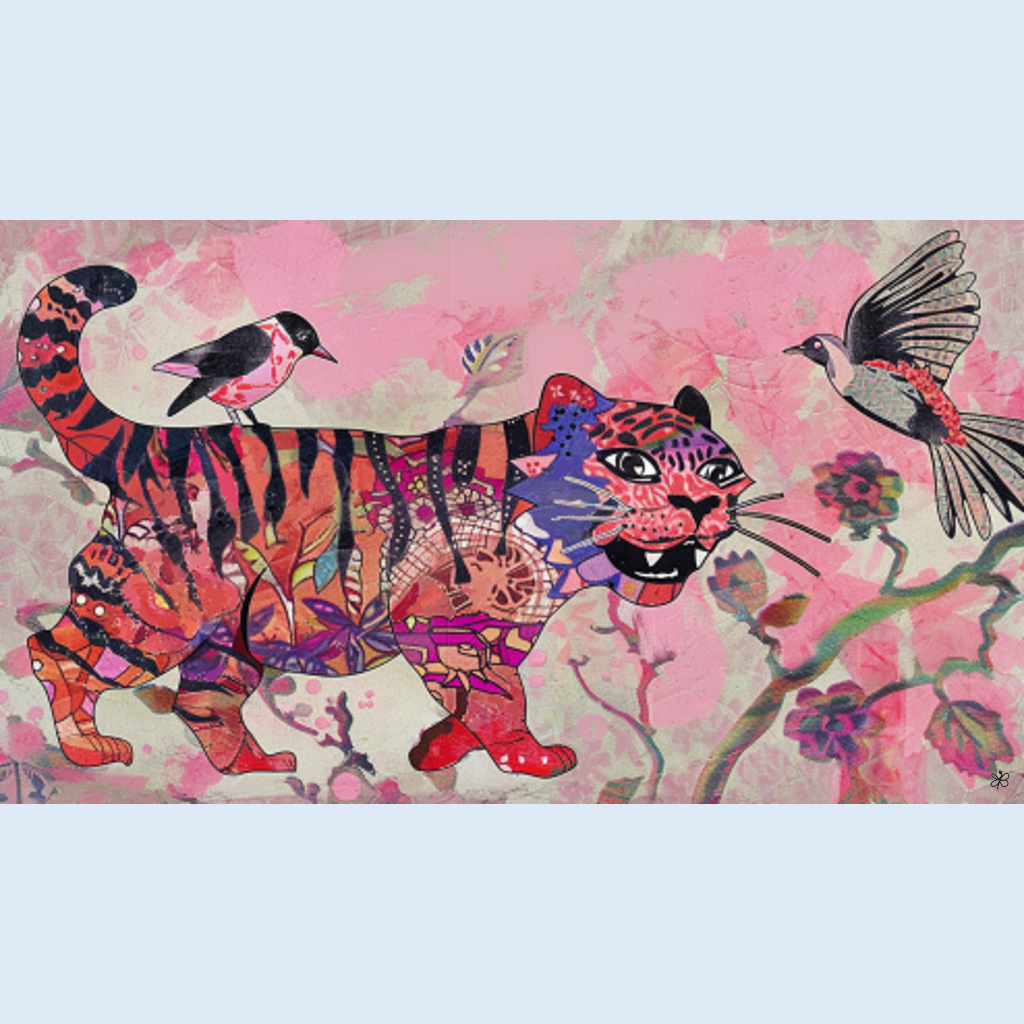 tiger magpie and swallow #6