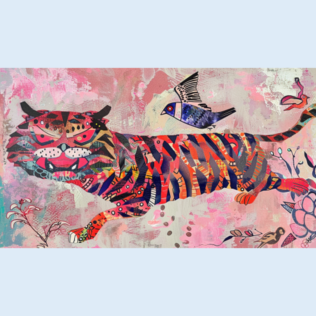 tiger magpie and swallow #14