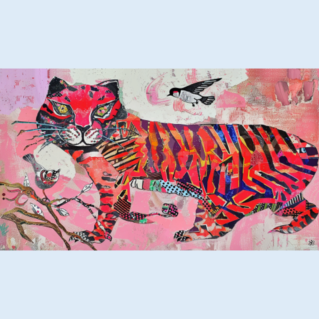 tiger magpie and swallow #12