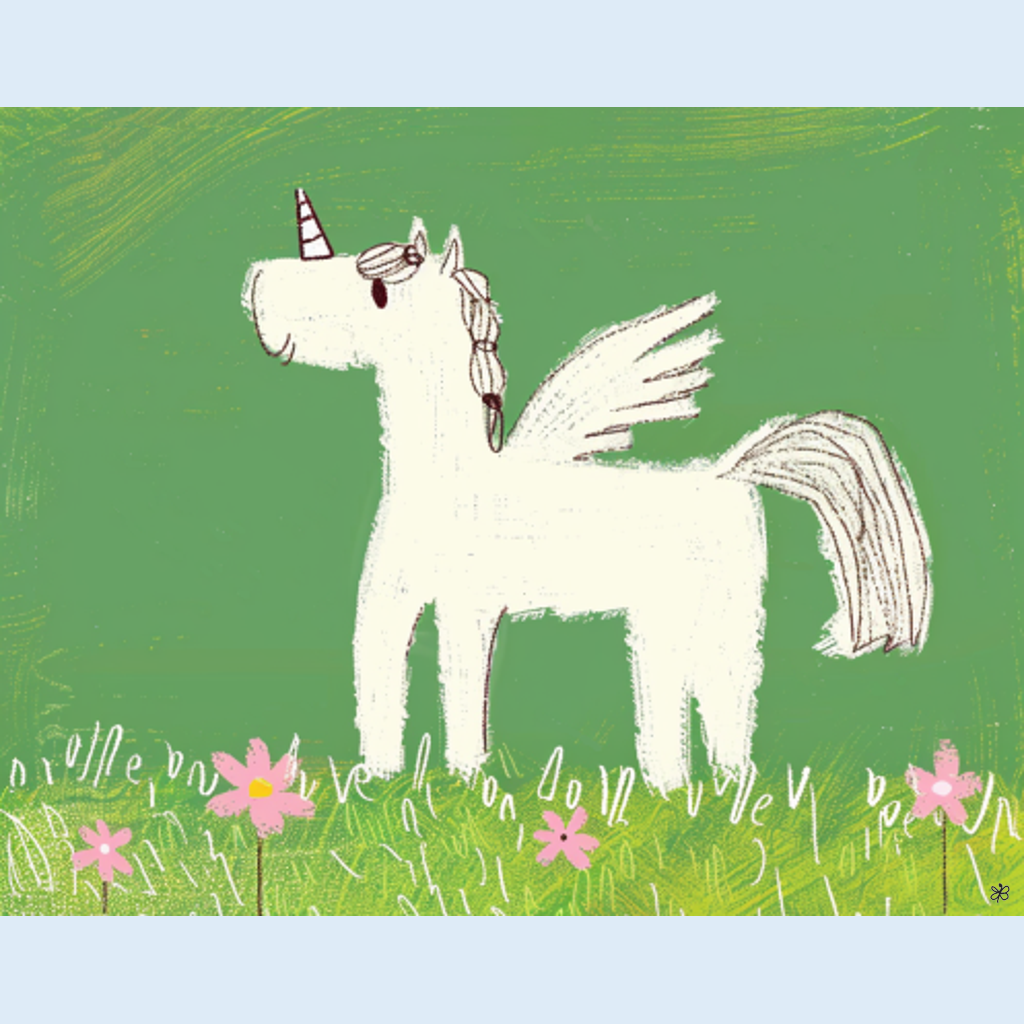 white unicorn #5