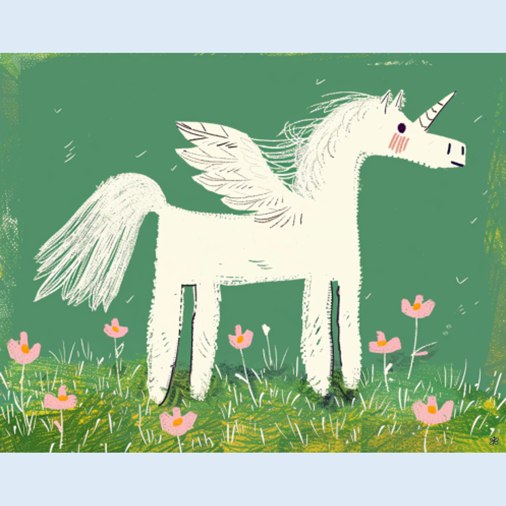 white unicorn #2