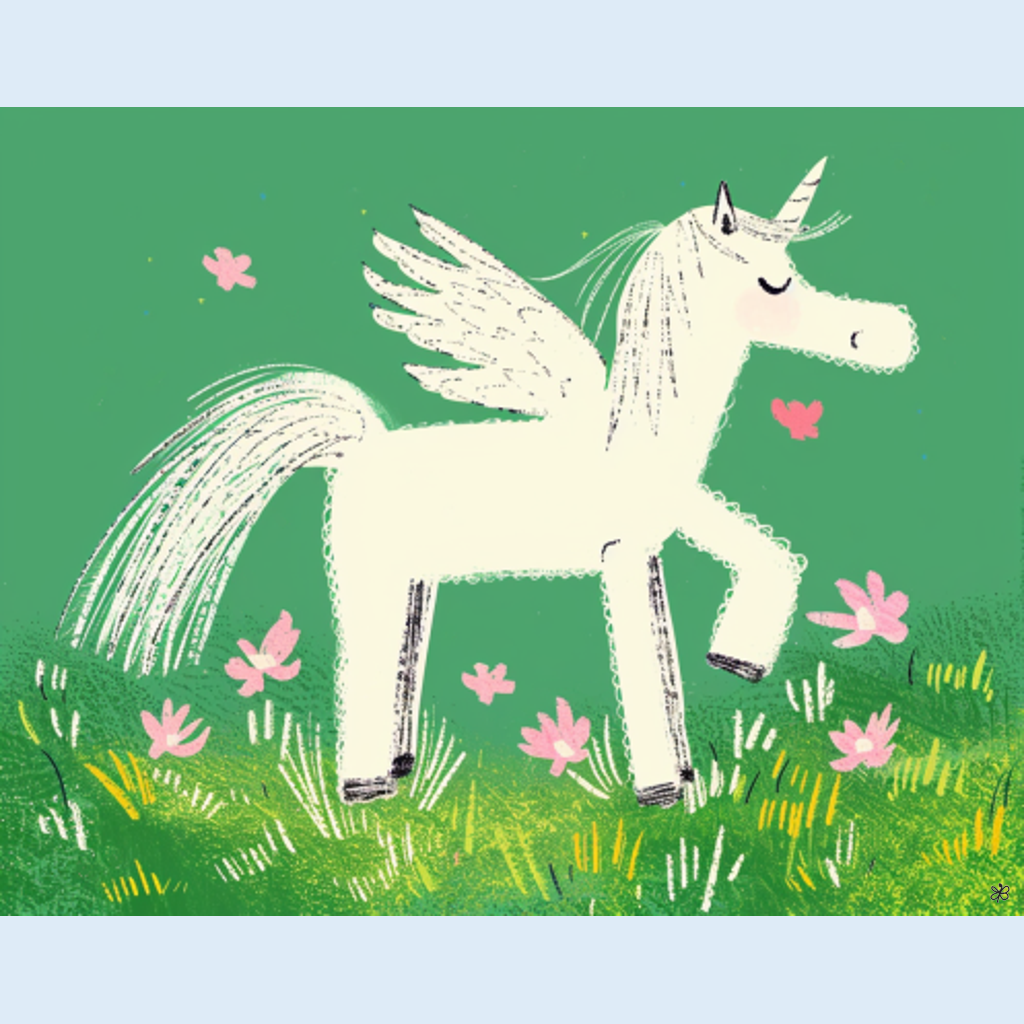 white unicorn #10
