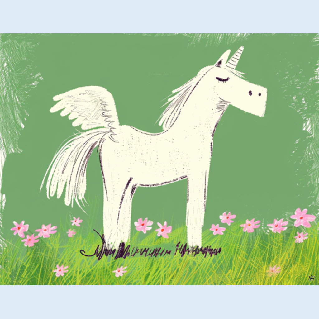 white unicorn #4