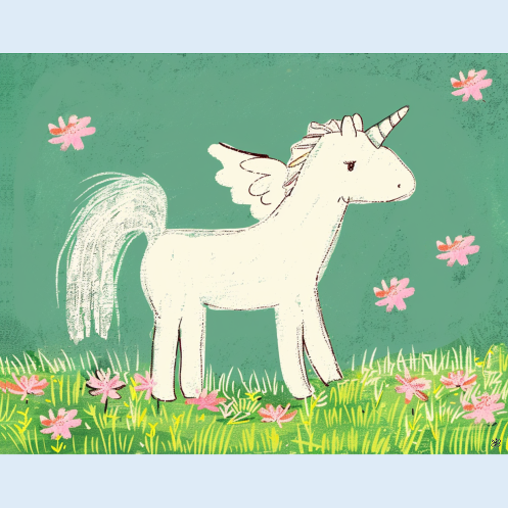 white unicorn #8