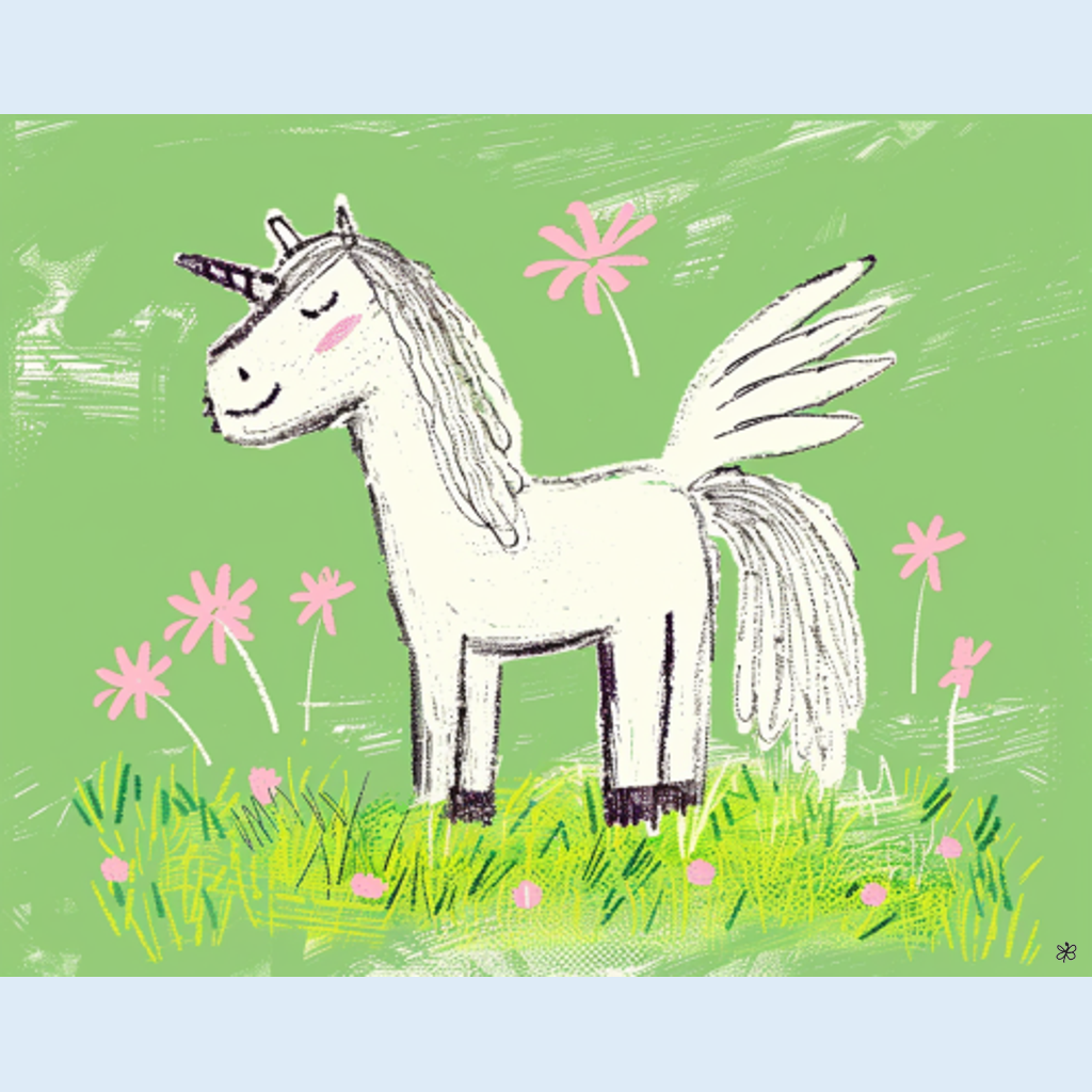 white unicorn #3