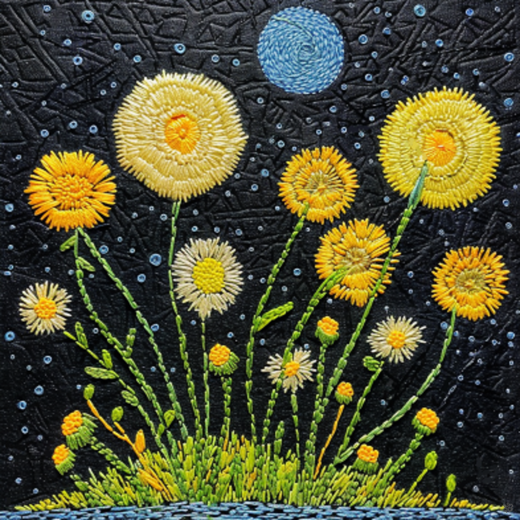 dandelions blue moon #2