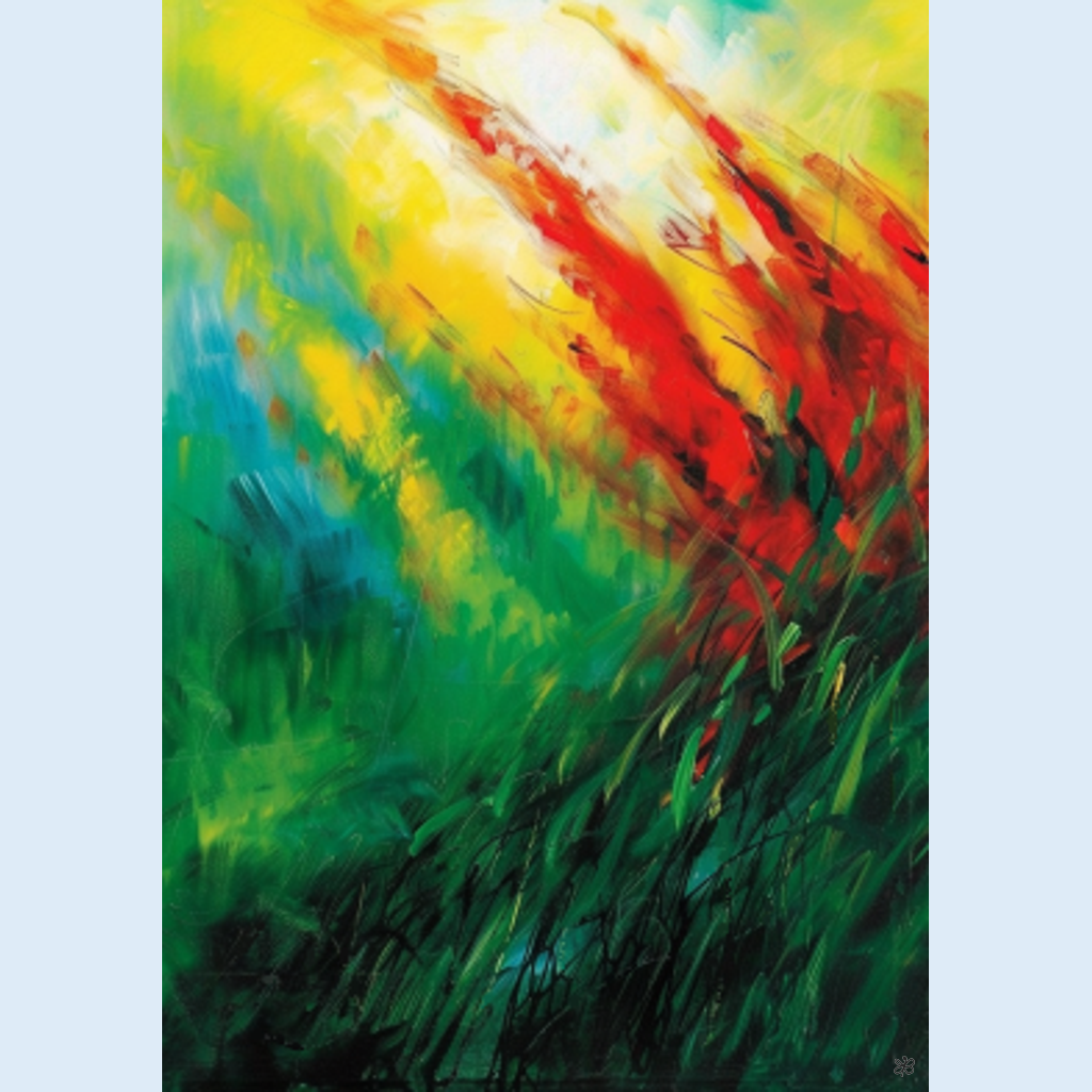 sun rays green grass #10
