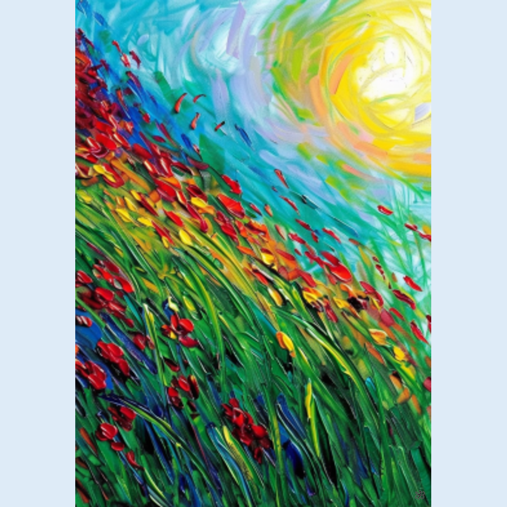 wildflowers sun rays #5