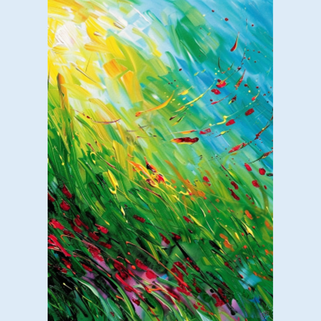 wildflowers sun rays #2
