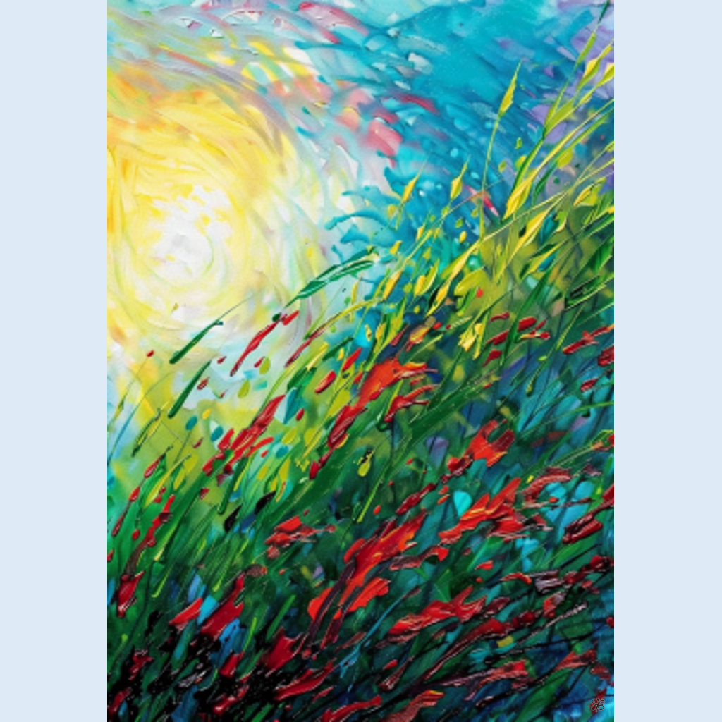 wildflowers sun rays #9