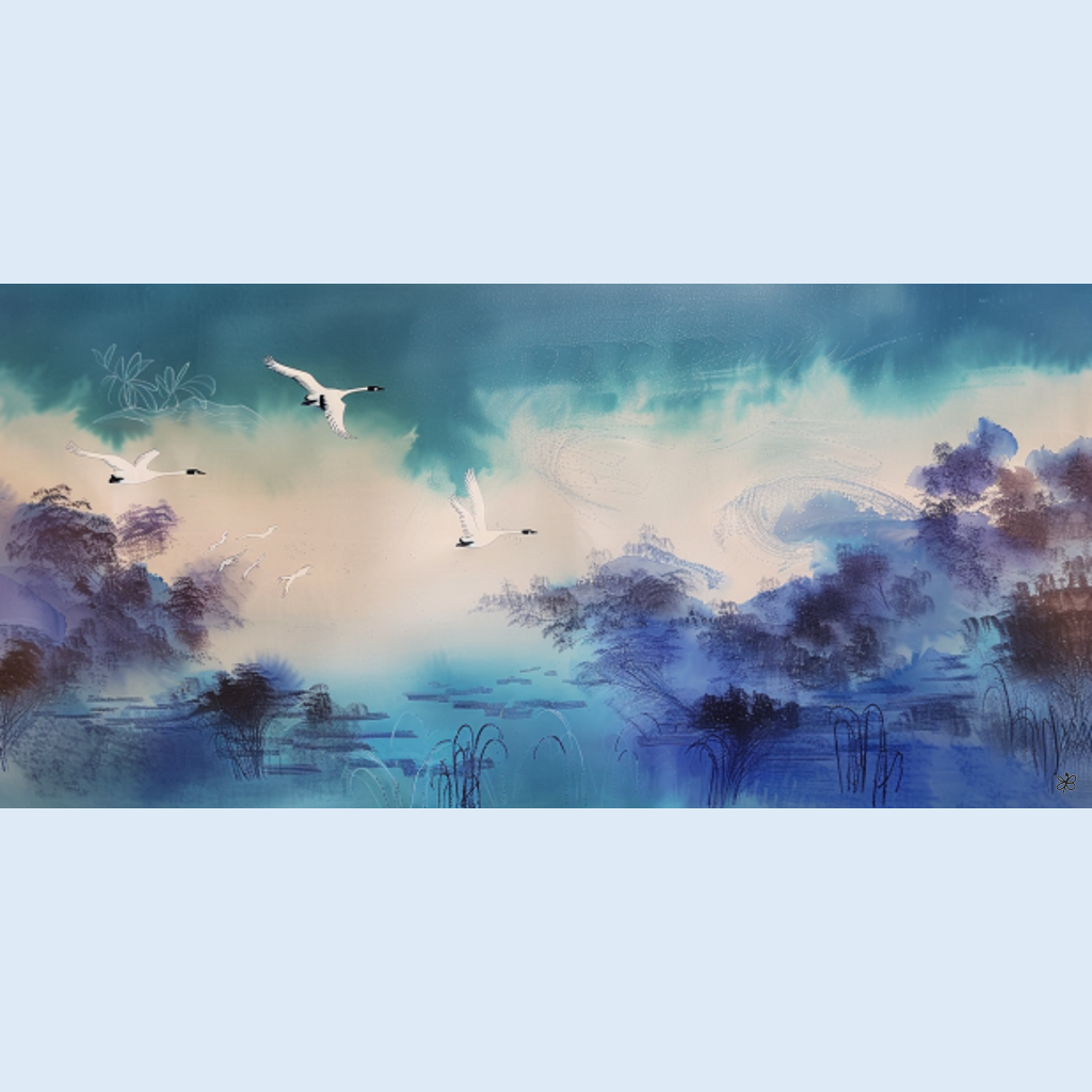 flying swans #7