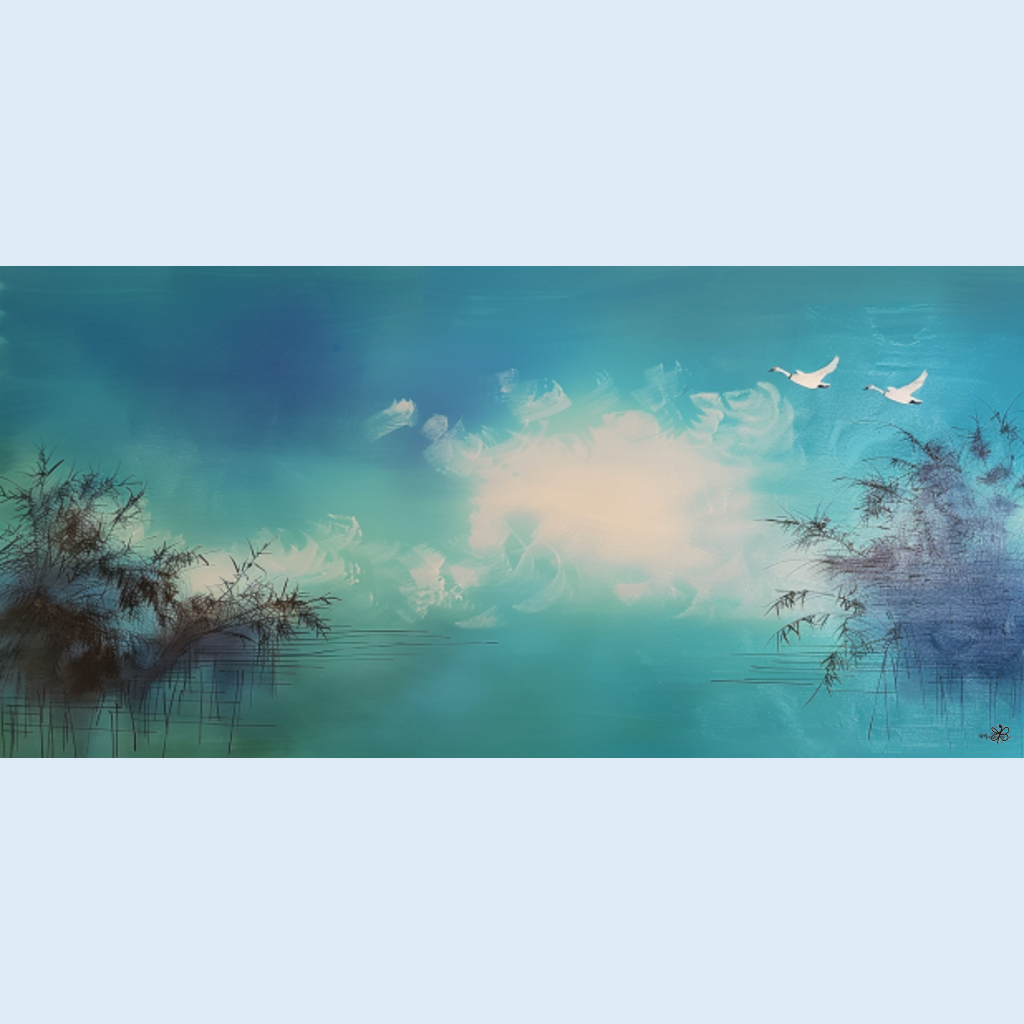 lake swans #4