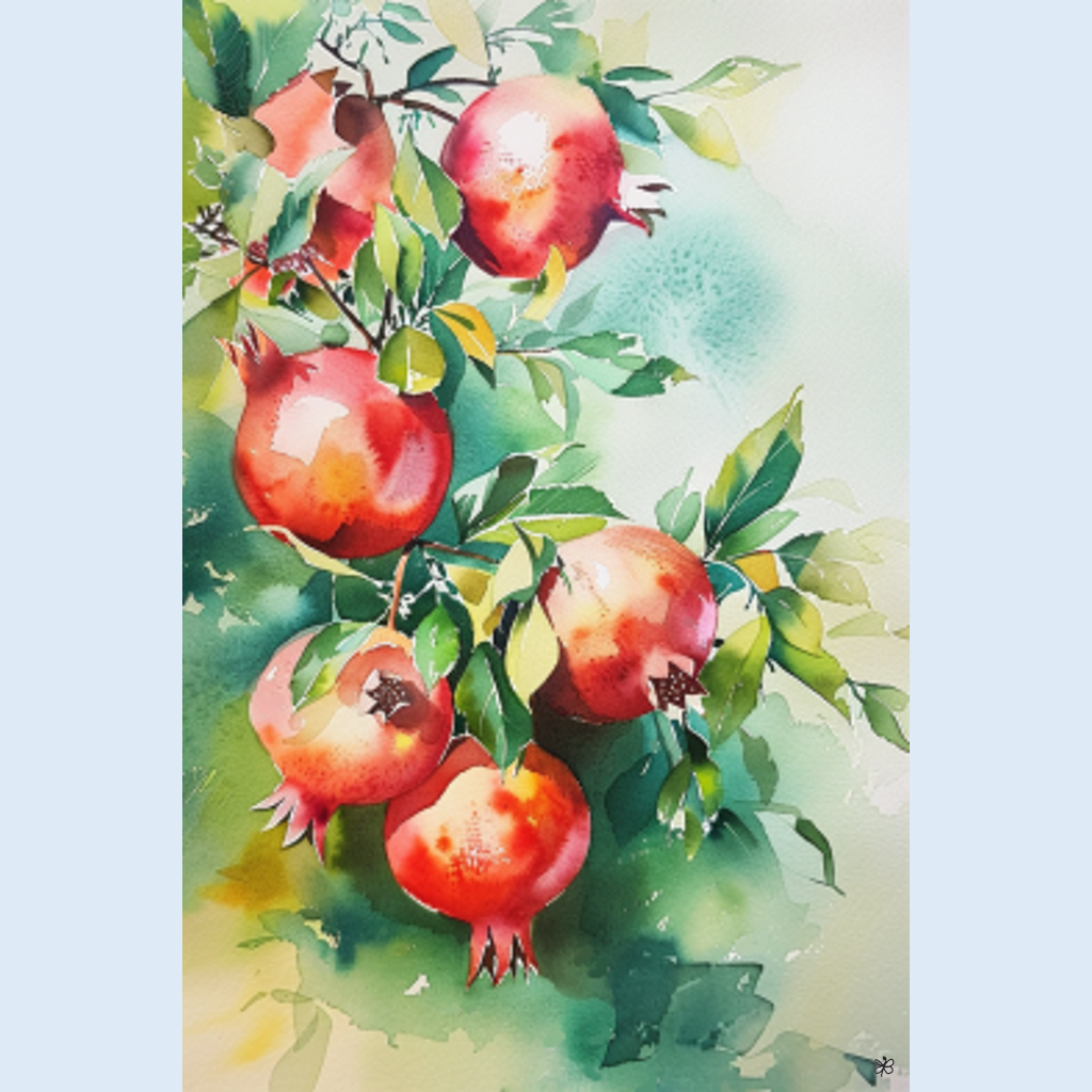 pomegranates on tree #11