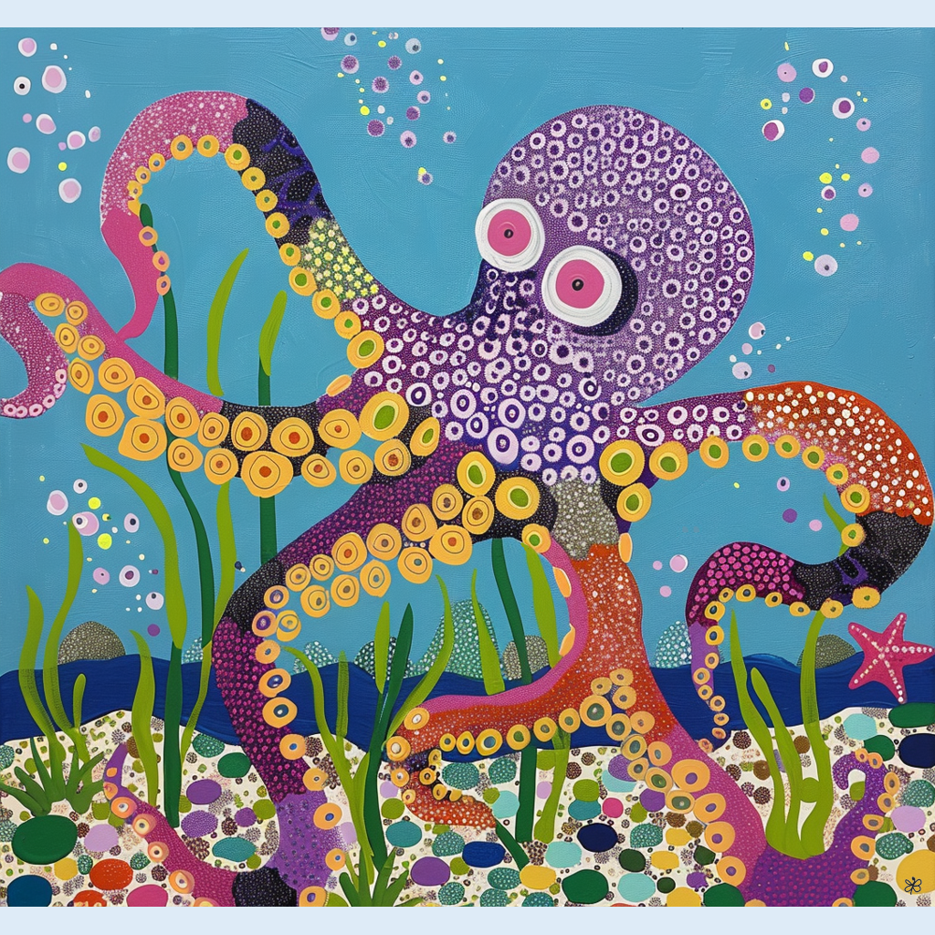 purple octopus #5