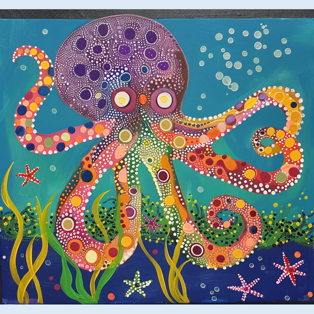 purple octopus #3