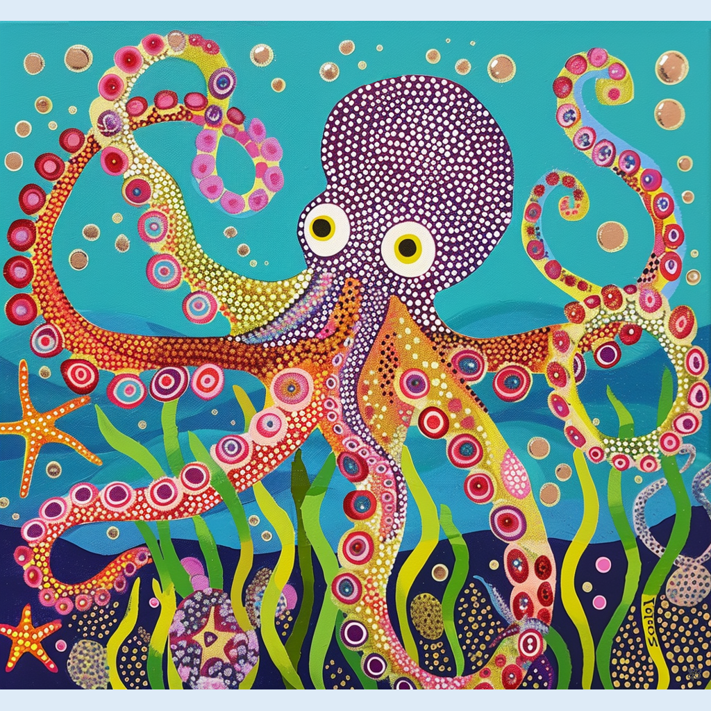 purple octopus #2