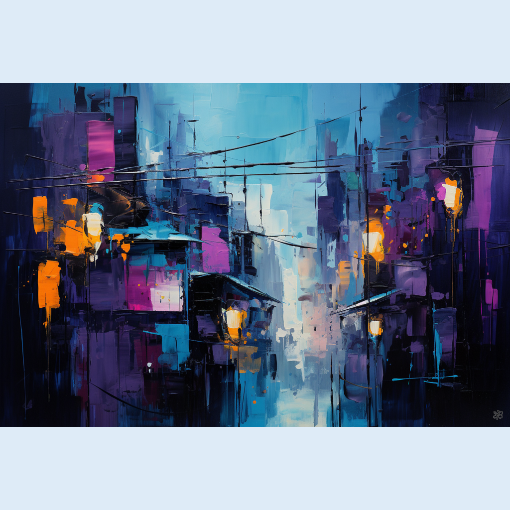 city in night #9