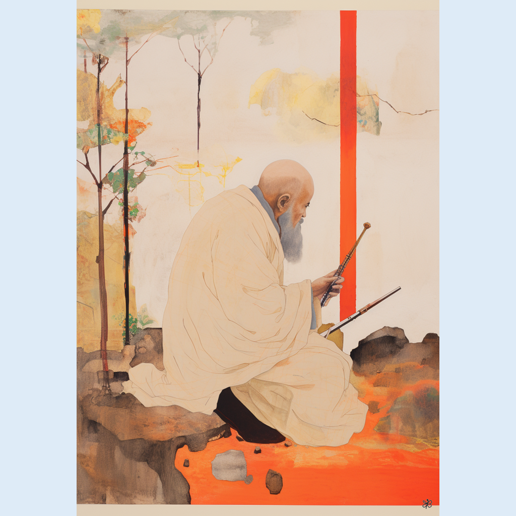 monk flute #7