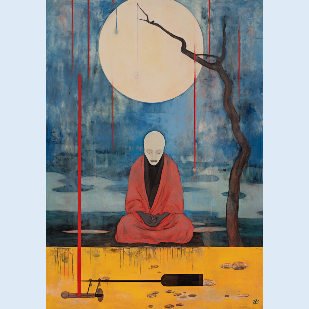 monk flute #9