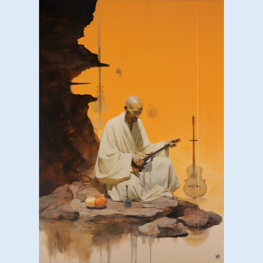 monk flute #8