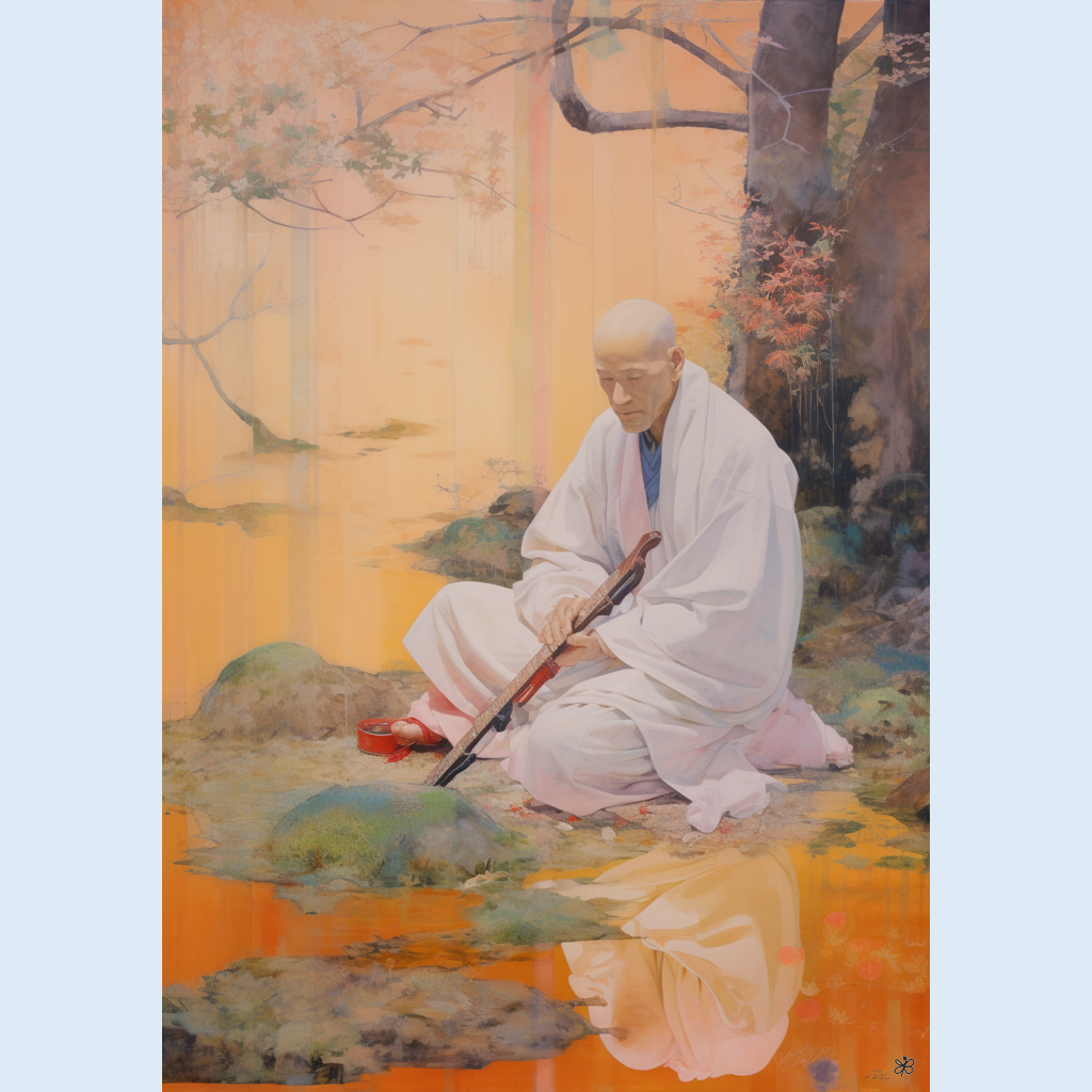 monk flute #12