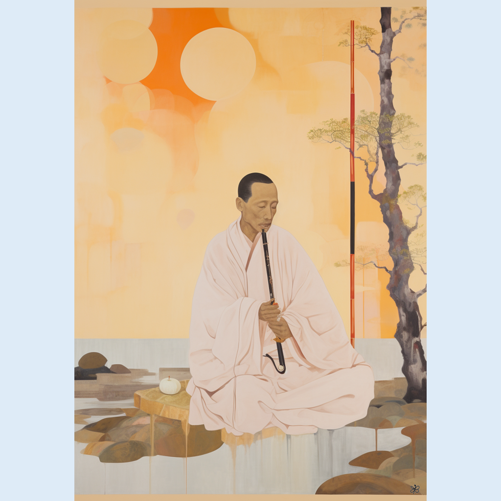 monk flute #6