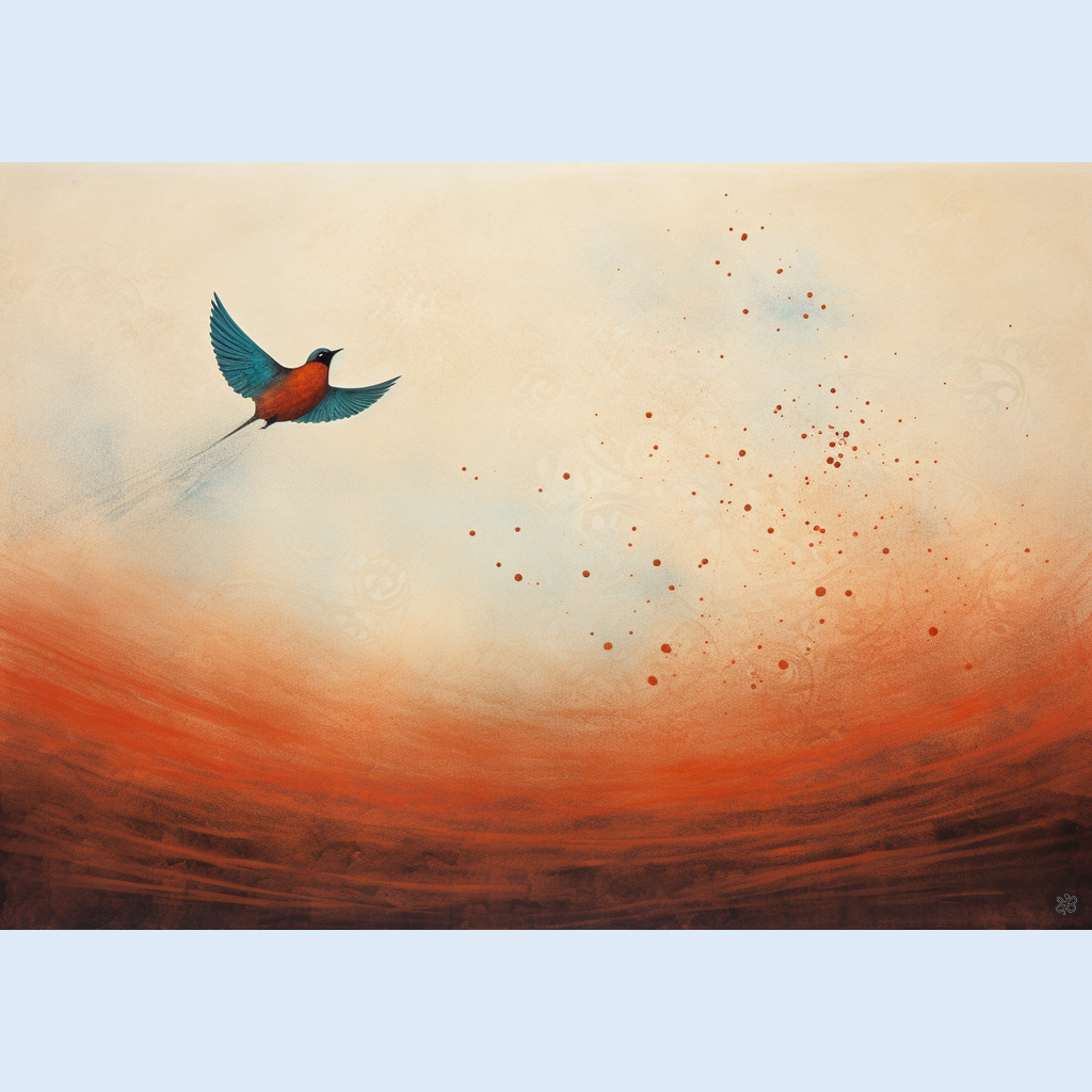birds on sand #7