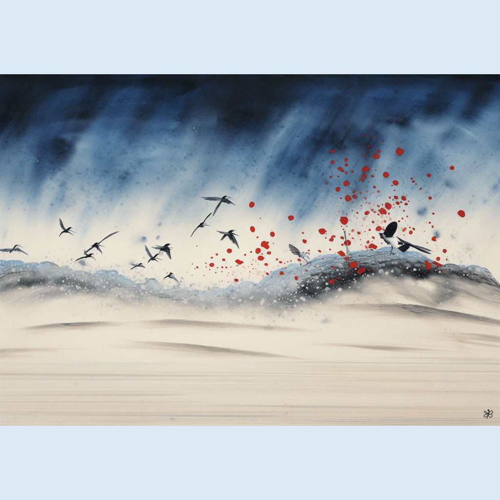 birds on sand #2