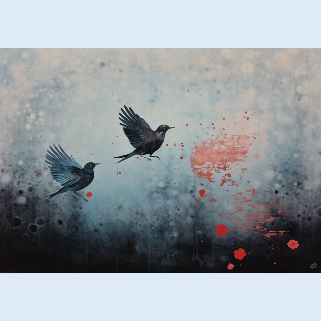 birds on sand #11