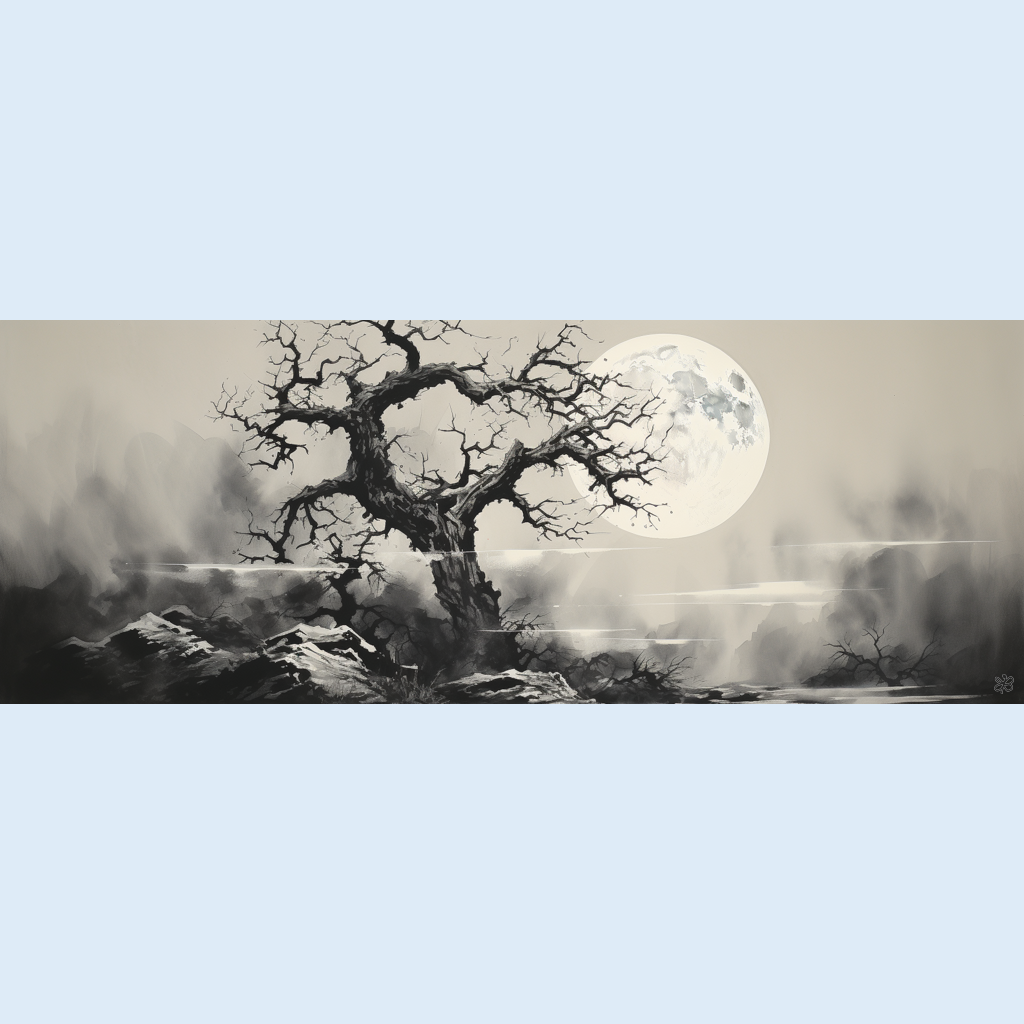 tree in moonlight #4